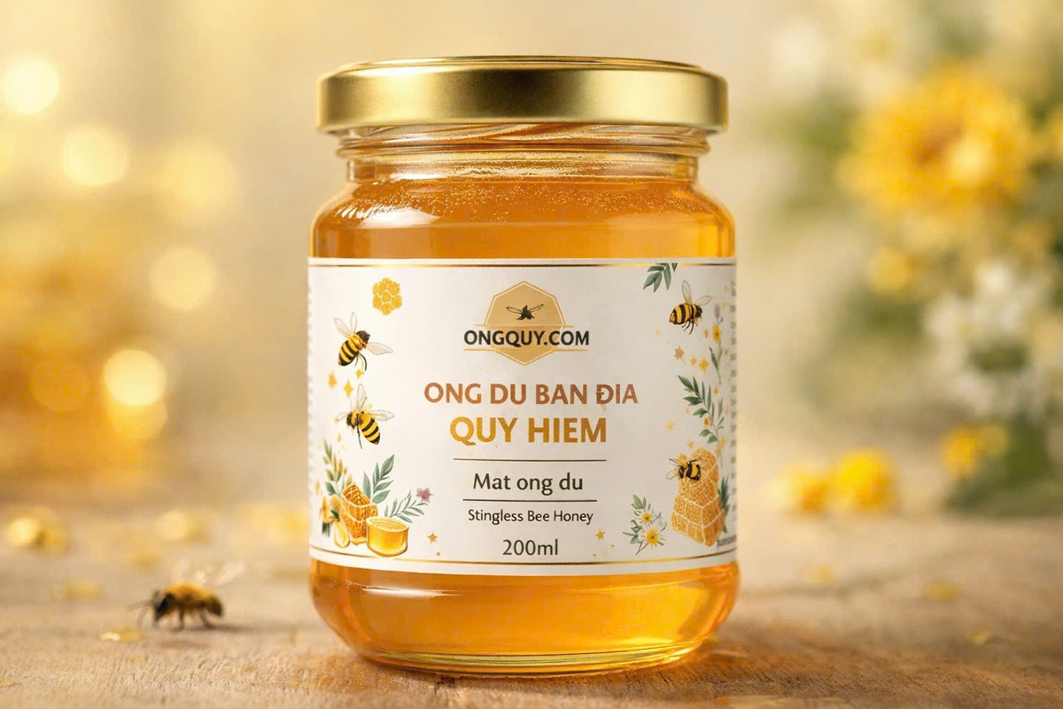 Mật ong dú 200ml OngQuy