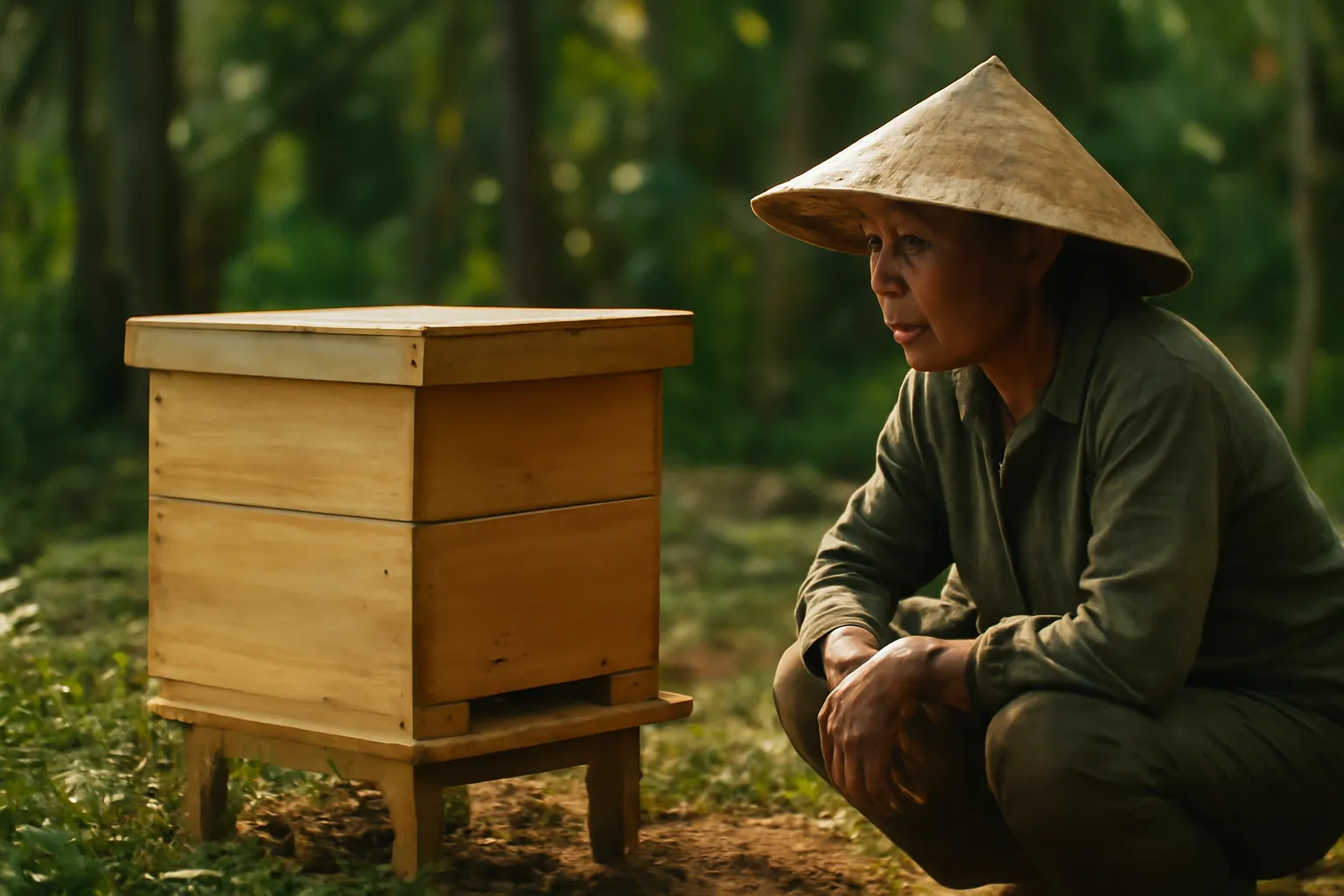 Bảy ngày đầu sau khi đưa tổ ong dú về nhà